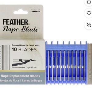 Feather Nape Blades with Silver Guard H125